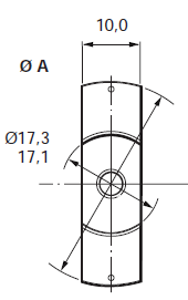 Scheibenförmiger Tastereinsatz, M4, Ø50,0 L=3,0 von Renishaw