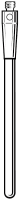 Zylindrischer Tastereinsatz, M2, Ø2,0 L=40,0 von Renishaw
